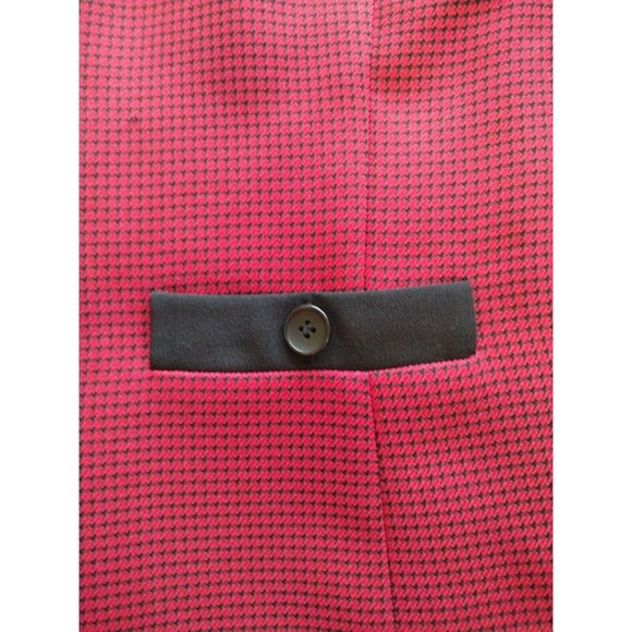 Le Suit Blazer Womens 12 Houndstoothe Button Up Office Professional Holiday - Picture 6 of 16